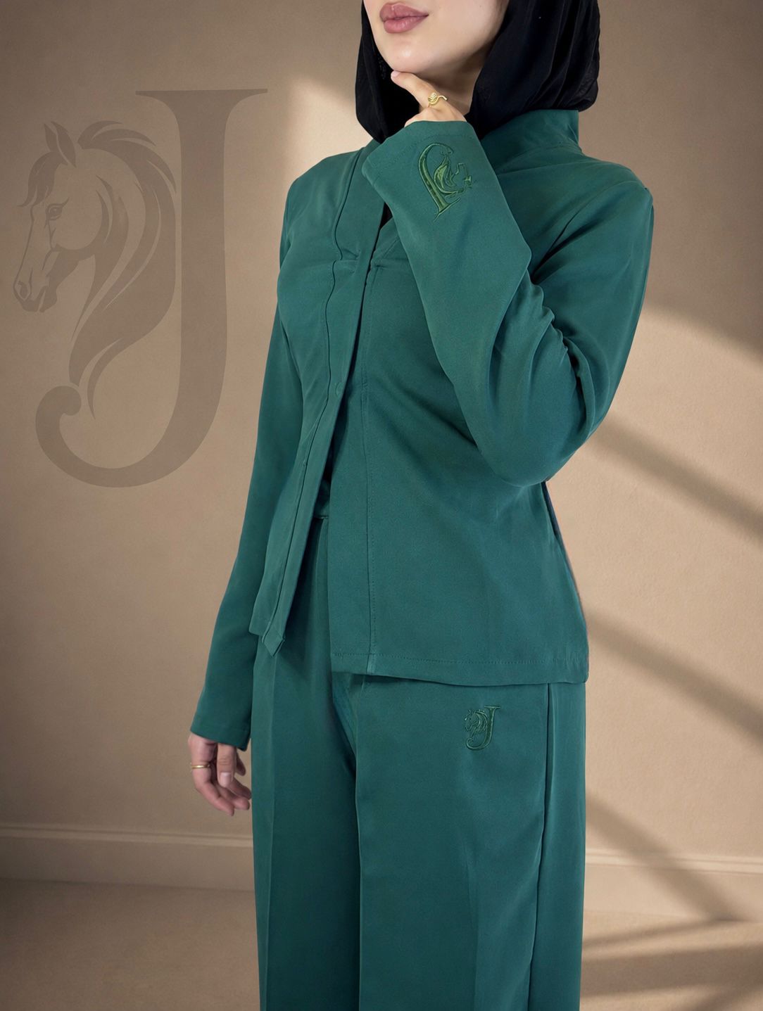 Suit Forest Green
