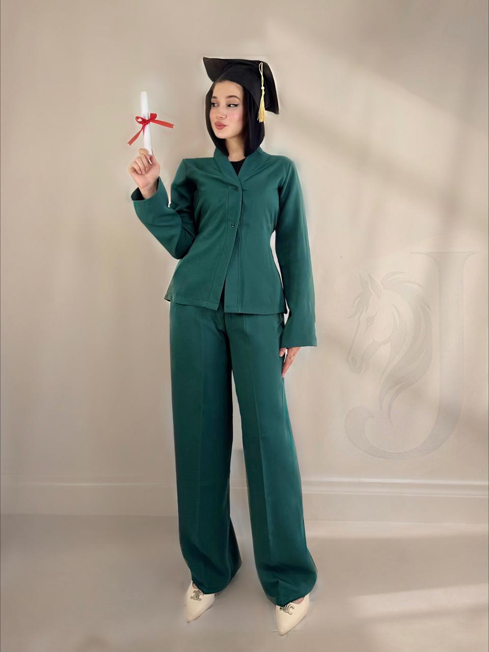 Suit Forest Green